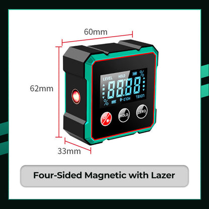 2 in 1 Magnetic Laser Digital Inclinometer
