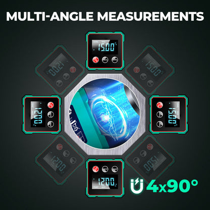 2 in 1 Magnetic Laser Digital Inclinometer