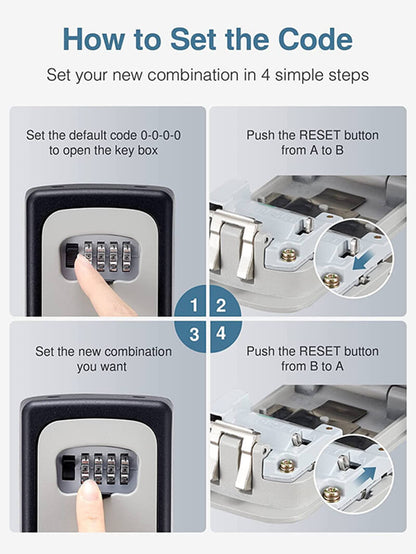 Combination Key Lock Box