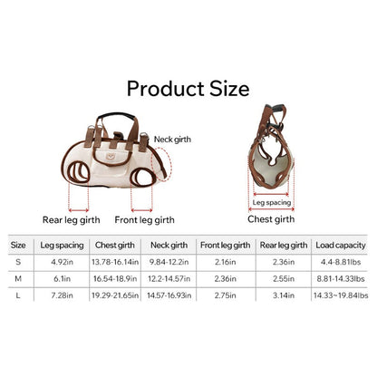 EasyGo Crossbody Pet Carrier Harness