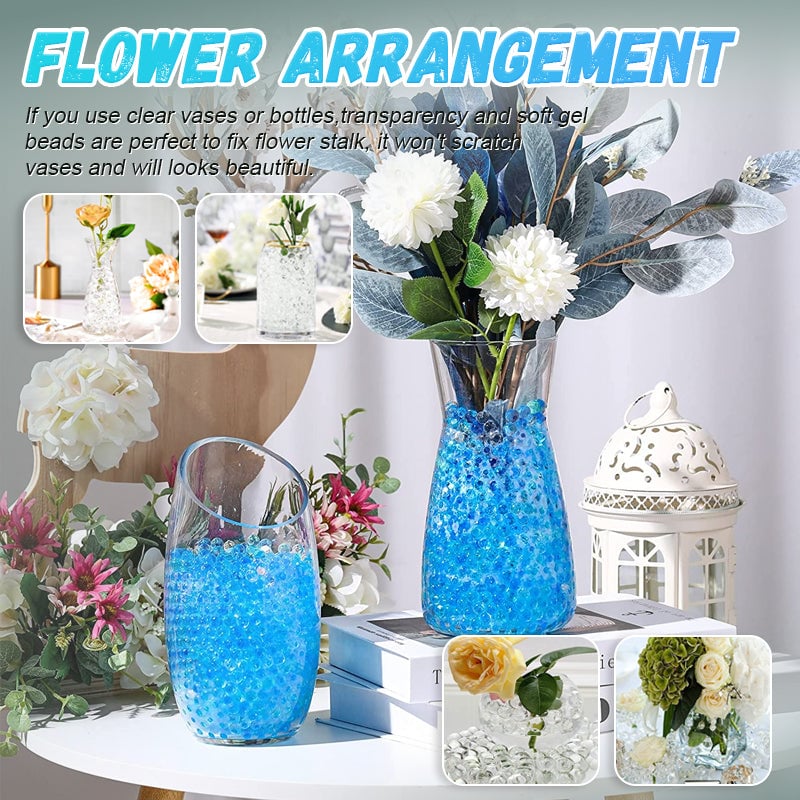 2250 Pieces Crystal Soil Water Beads Gel