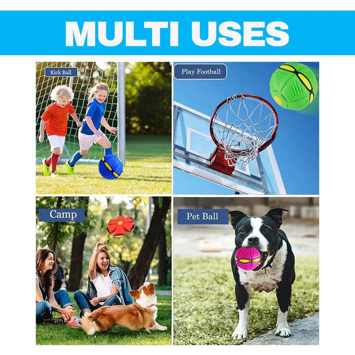 Transforming Saucer-Ball Toy