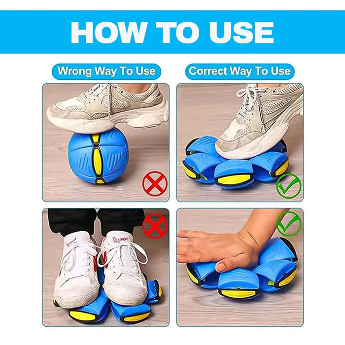 Transforming Saucer-Ball Toy