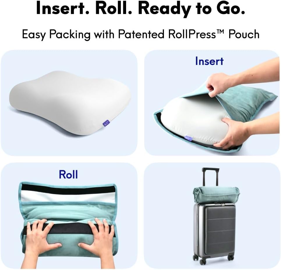 Deep Sleep Pillow + Travel Bag